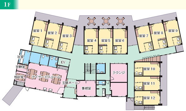 施設見取り図：１F